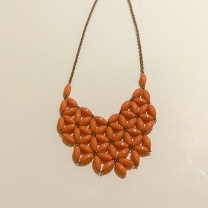 Orange J. Crew Necklace